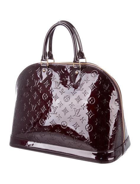 vernis louis vuitton purse|Louis Vuitton black alma bag.